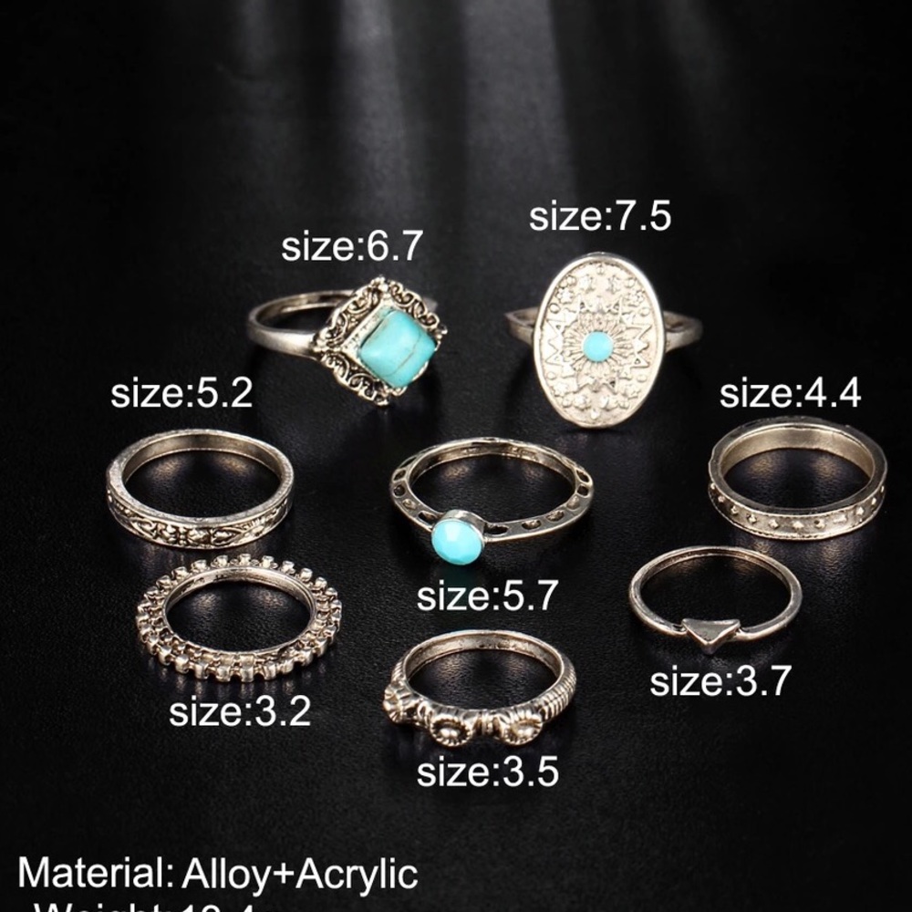 Boho Ring Set - Picture 4 of 5